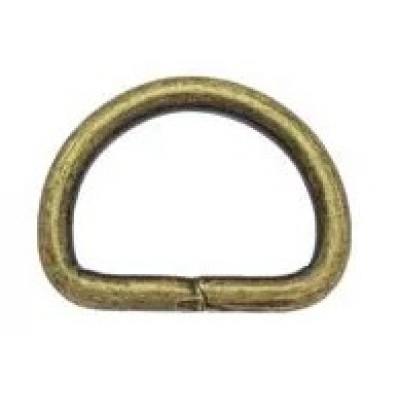 D-ring antiek 16 mm